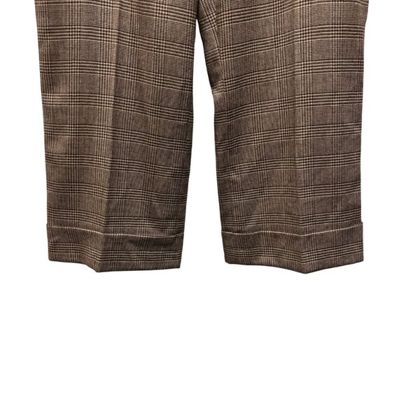 Michael Michael Kors Womens Plaid Trousers Size 14 Wool/Viscose - Picture 3 of 8